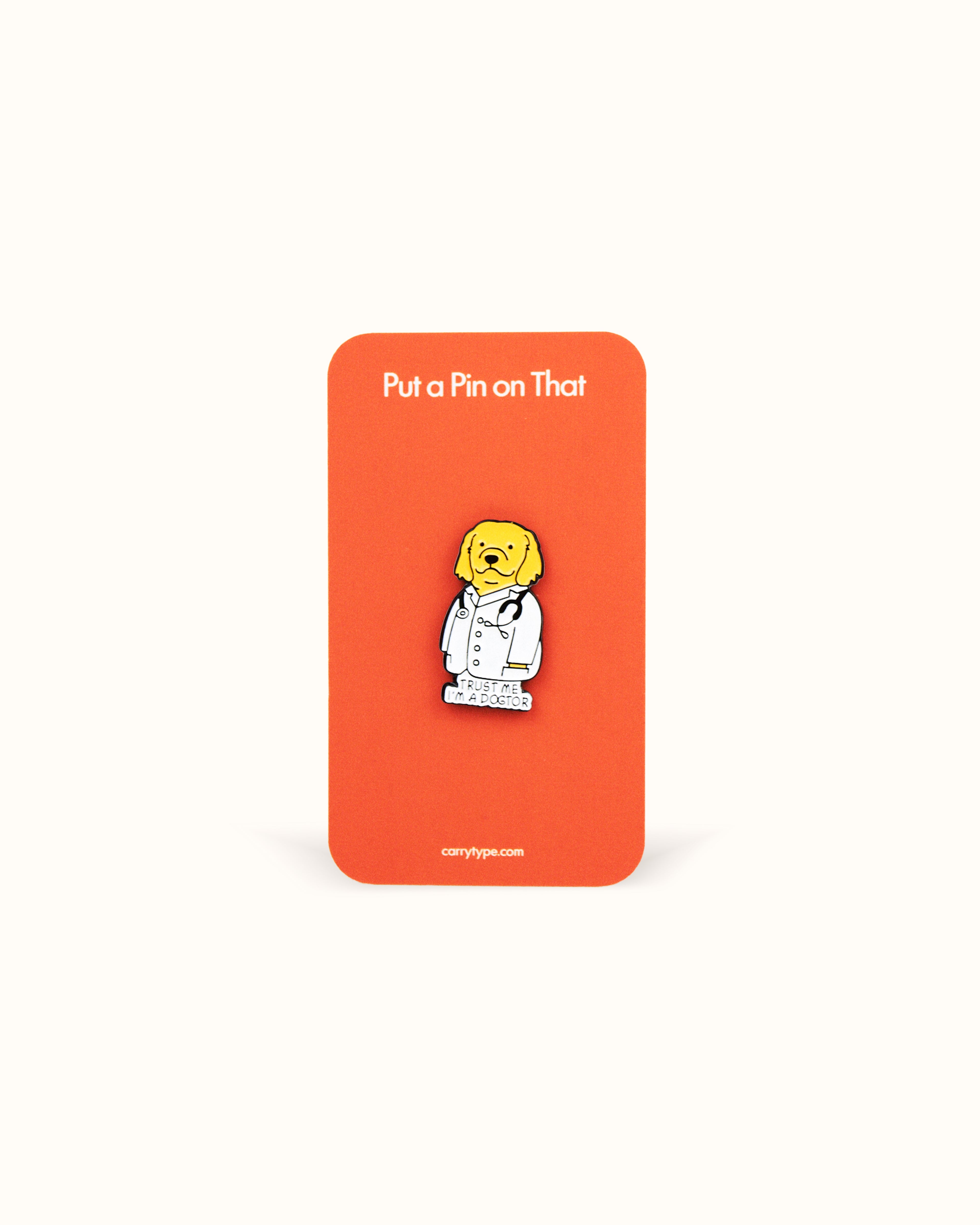 Dogtor Enamel Pin