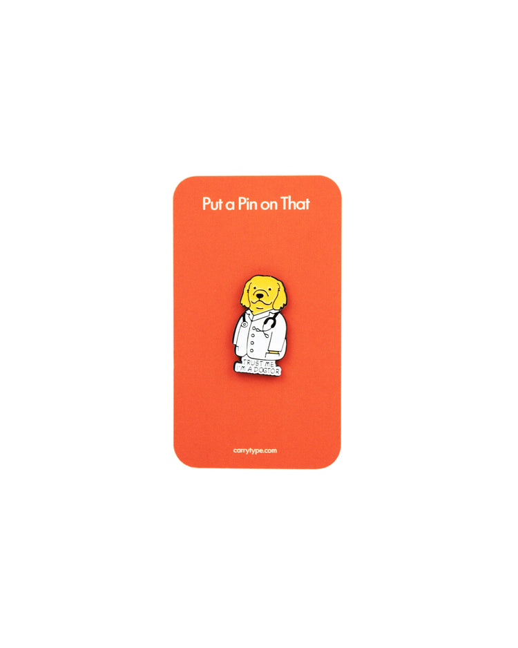 Dogtor Enamel Pin