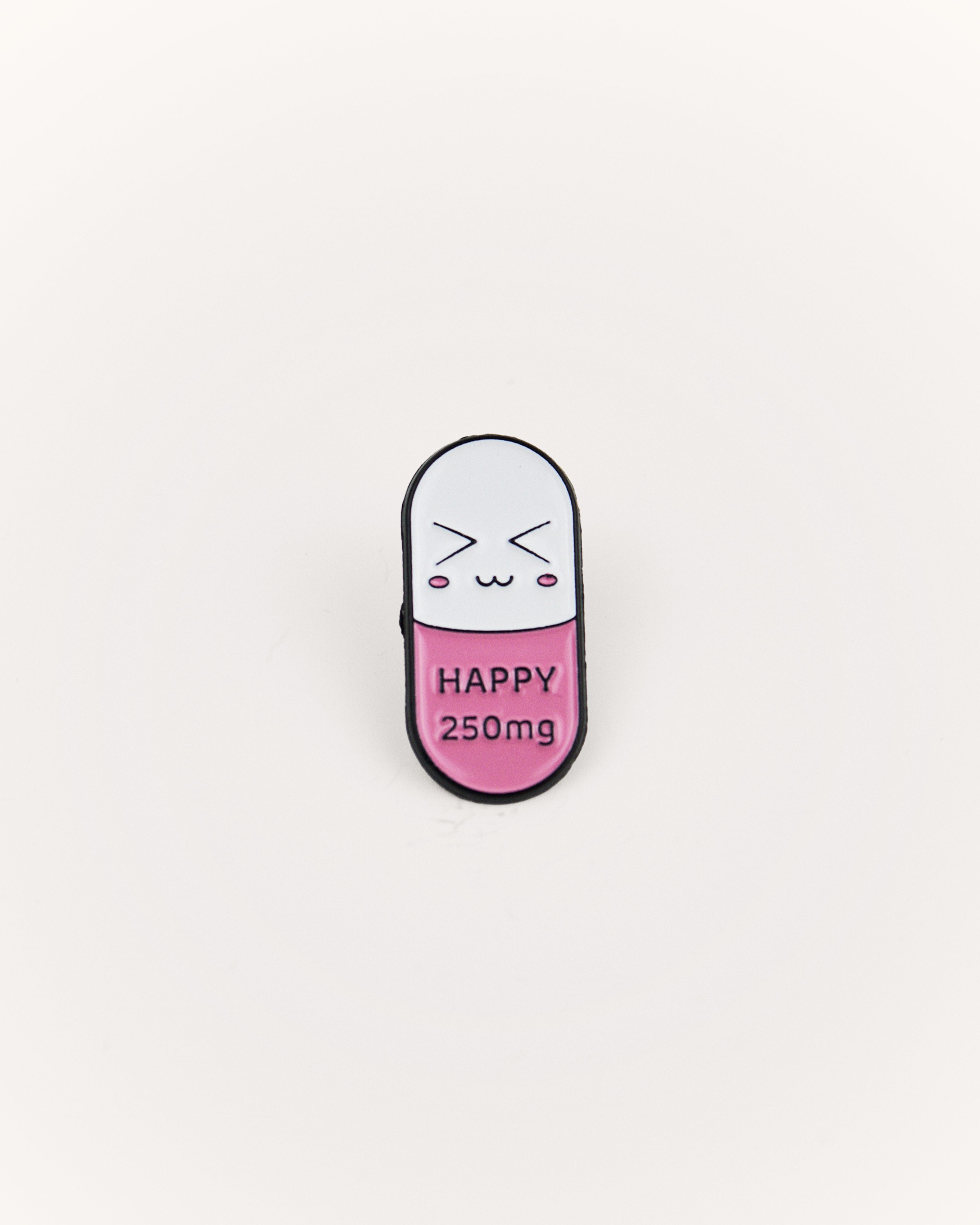 Happy Pill Enamel Pin